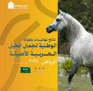 بوابة الخيل  نتائج ختام البطولة الوطنية لجمال الخيل العربية 2025